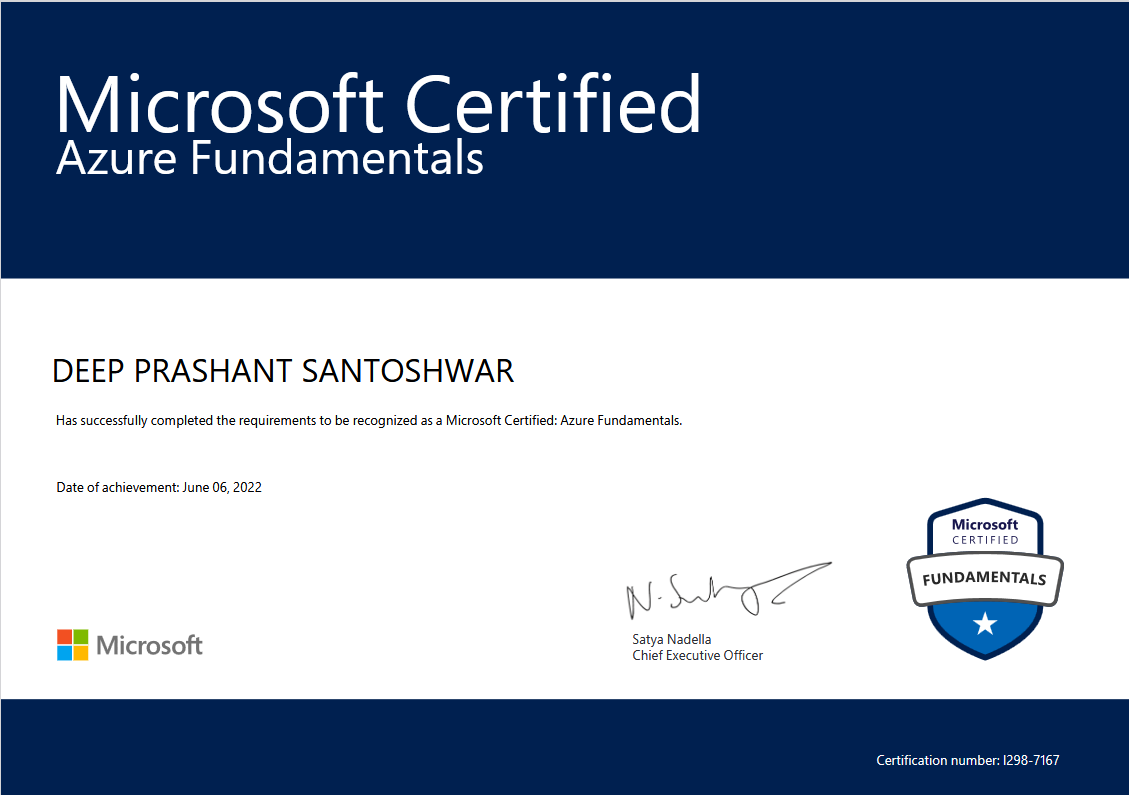 Microsoft Azure Fundamentals